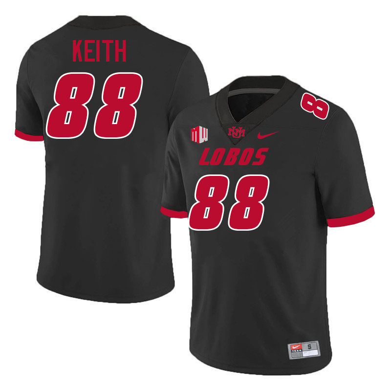 Cade Keith UNM Lobos Jersey,New Mexico Lobos Football Jersey,Uniforms-Black